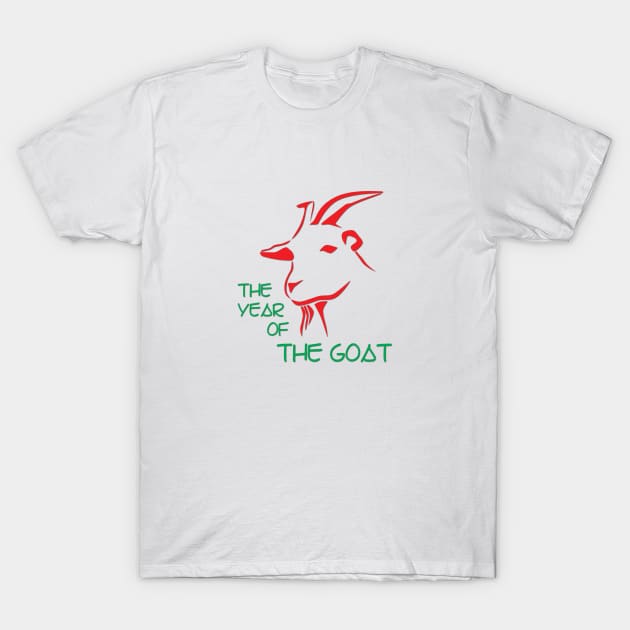 The Year of the Goat T-Shirt by Verl